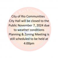 City Hall Closure 
