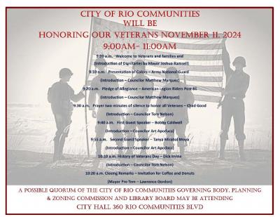 Veterans Day Event
