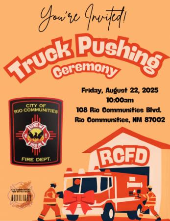 Fire Department Truck Pushing Ceremony